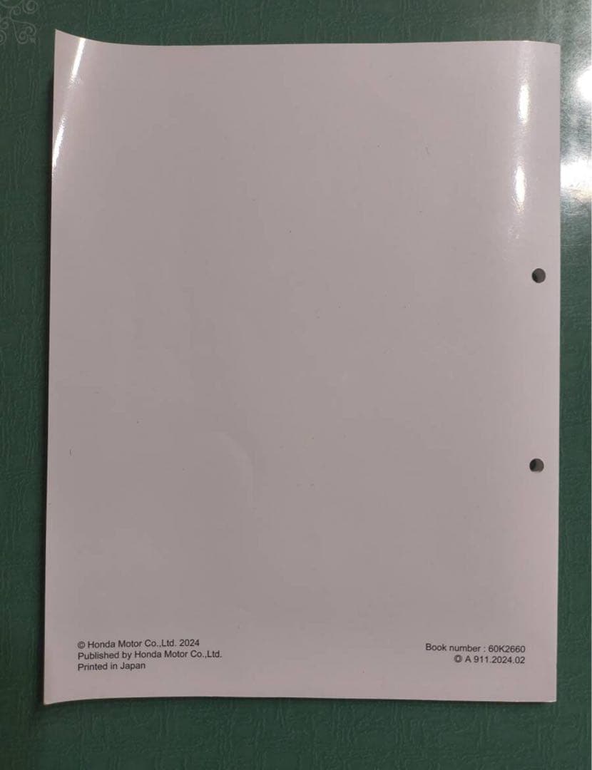 グロムMSX125 8BJ-JC92] 純正 サービスマニュアル未使用