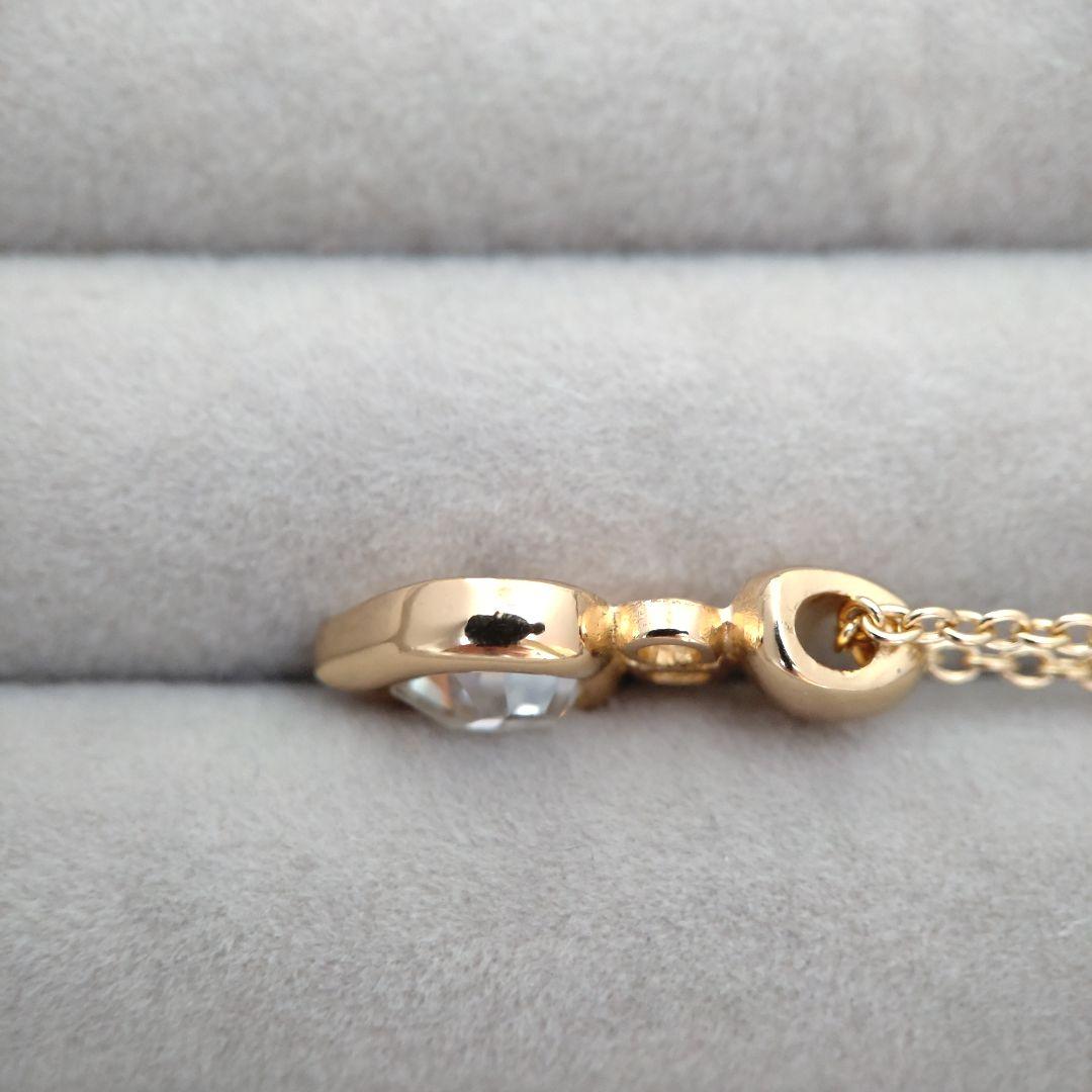 ＊ご成約済＊Christian DiorラインストーンCDロゴネックレス ハート