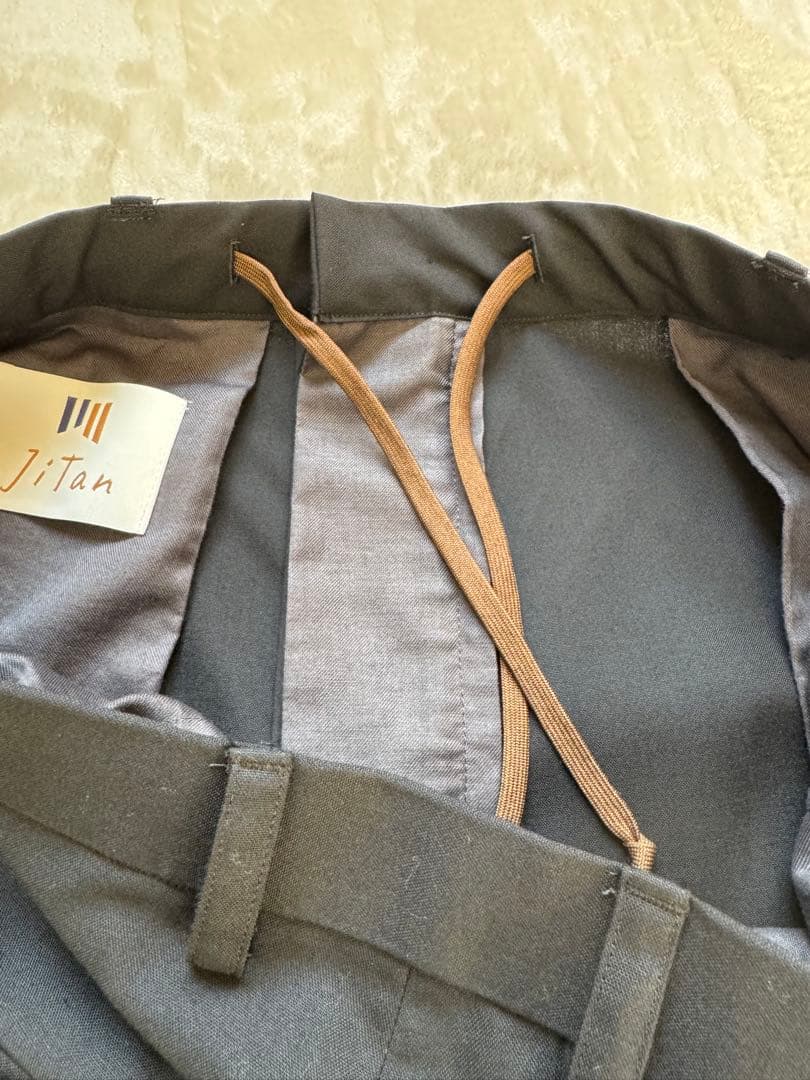 モーニング JiTan もりすん 【春夏ver】尾州ウールスラックス