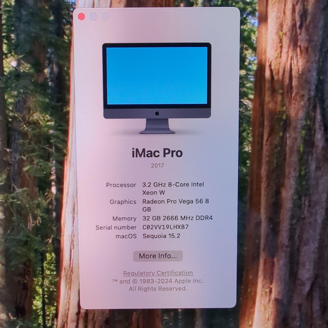 ま*も様 iMac Pro 2017 Xeon8C 32GB 1TB Vega5