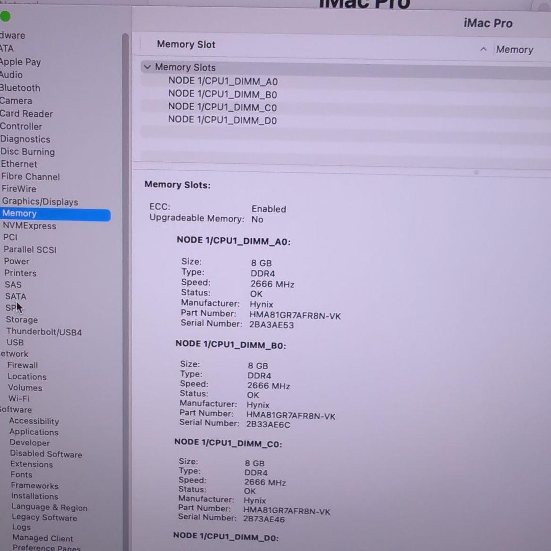 ま*も様 iMac Pro 2017 Xeon8C 32GB 1TB Vega5