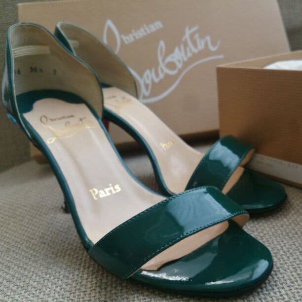 【小難あり】ルブタン サンダル 35 1/2 23cm 35ハーフ