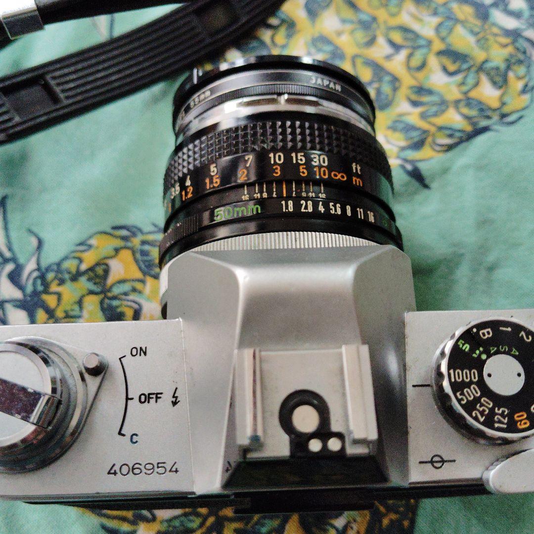 キャノンFTb.QL一眼レフカメラとキャノンレンズFD50mn1:18ゼット