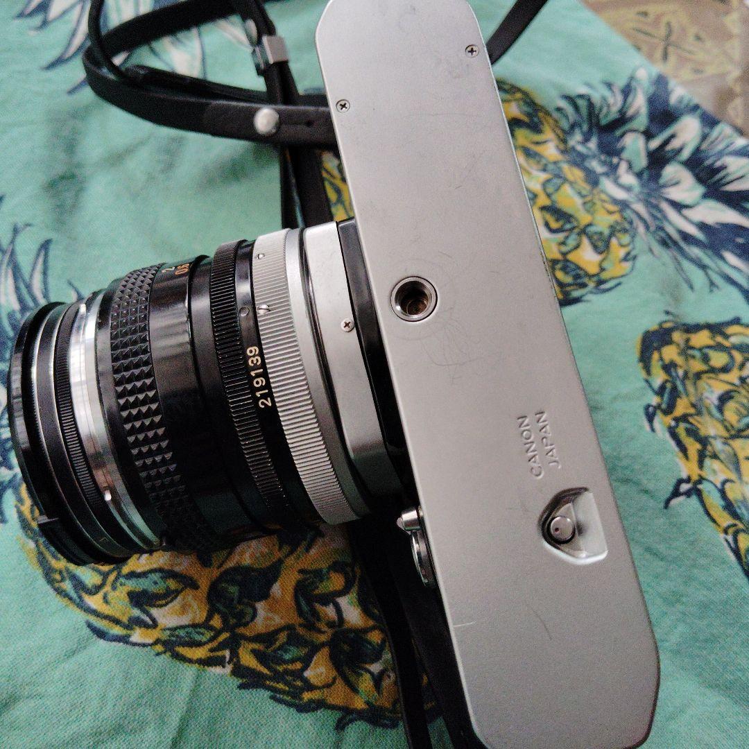 キャノンFTb.QL一眼レフカメラとキャノンレンズFD50mn1:18ゼット