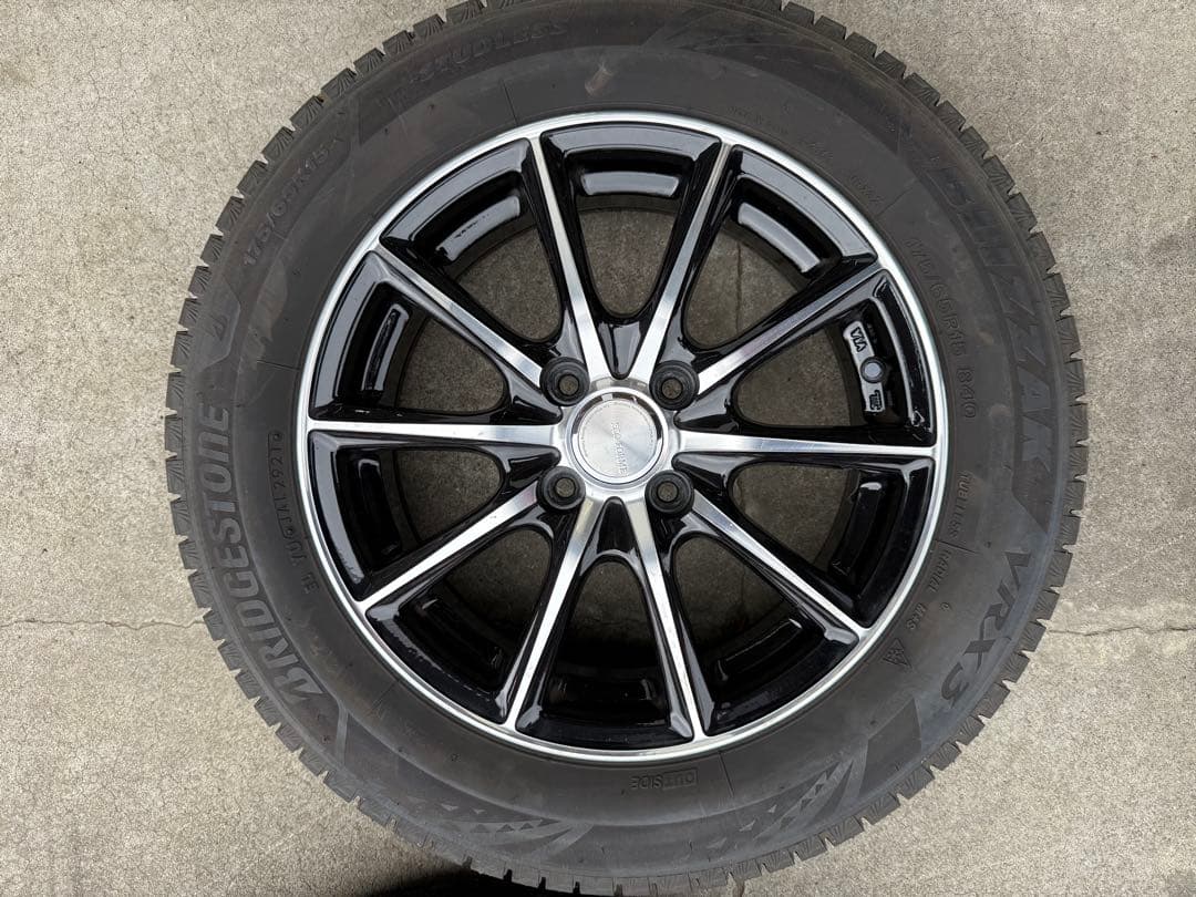 ブリヂストン スタッドレスタイヤ VRX3 15インチ ホイールセット