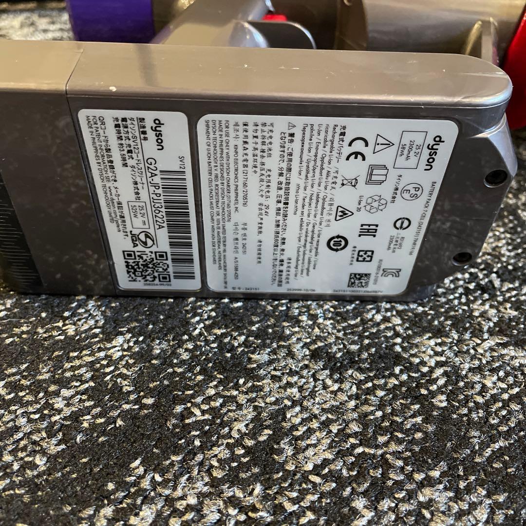 Dyson V10SV12 新品純正バッテリーに交換済み