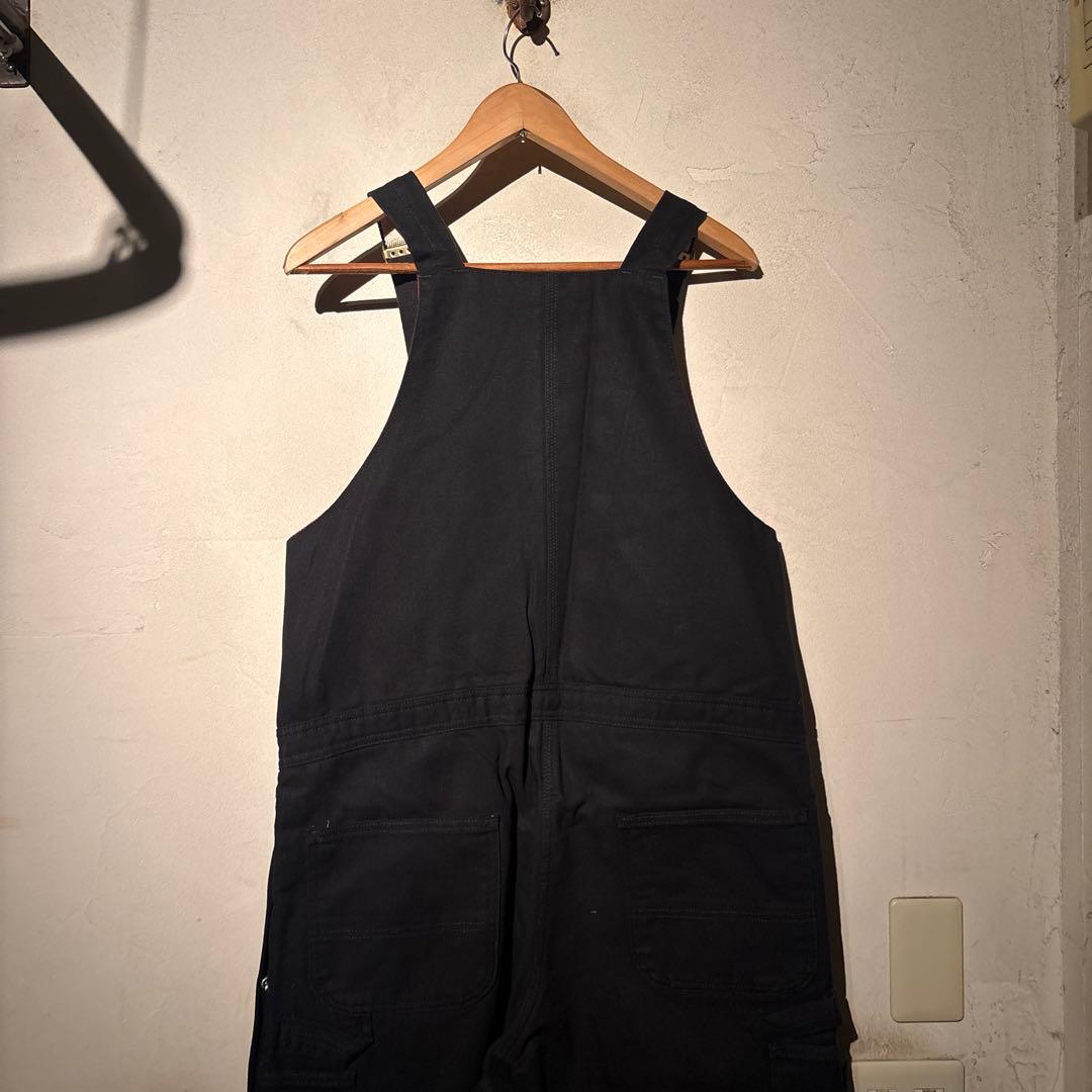 Carhartt オーバーオール　黒 made in Mexico