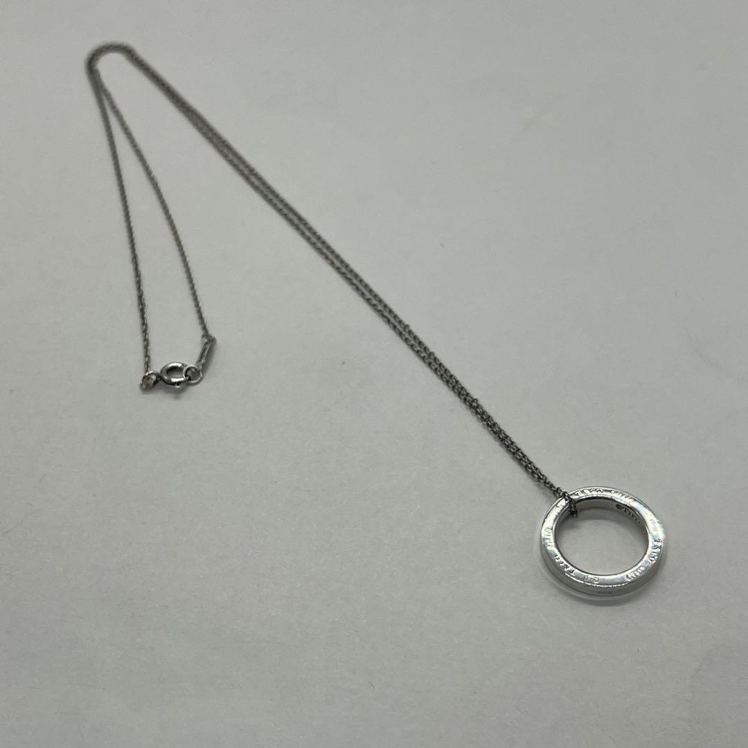 ティファニー TIFFANY 1837 サークル ペンダント ネックレス SV