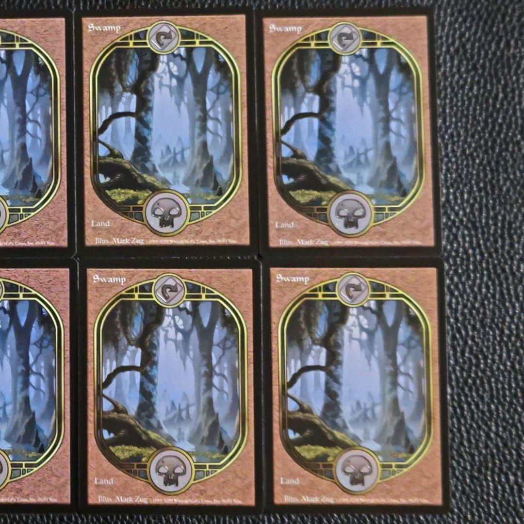 MTG Unglued 土地 沼 Swamp 10枚セット