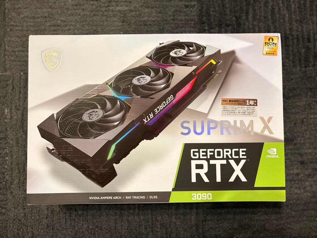 グラフィックボード・グラボ・ビデオカード MSI GeForce RTX3090 SUPRIM