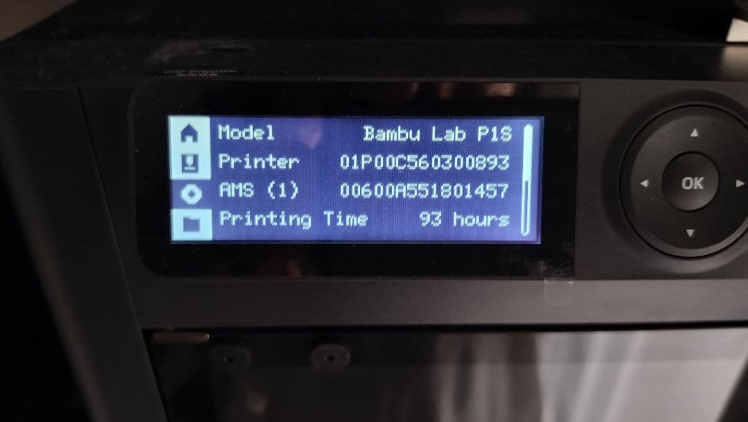 【Bambu Lab P1S】 93時間　付属品豊富！（AMSつき）