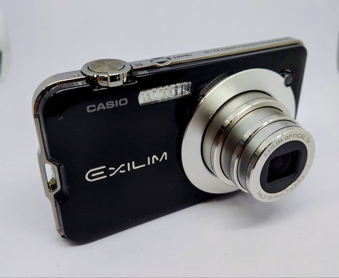 CASIO EXILIM EX-S12 ブラック 1210万画素 光学3倍 薄型