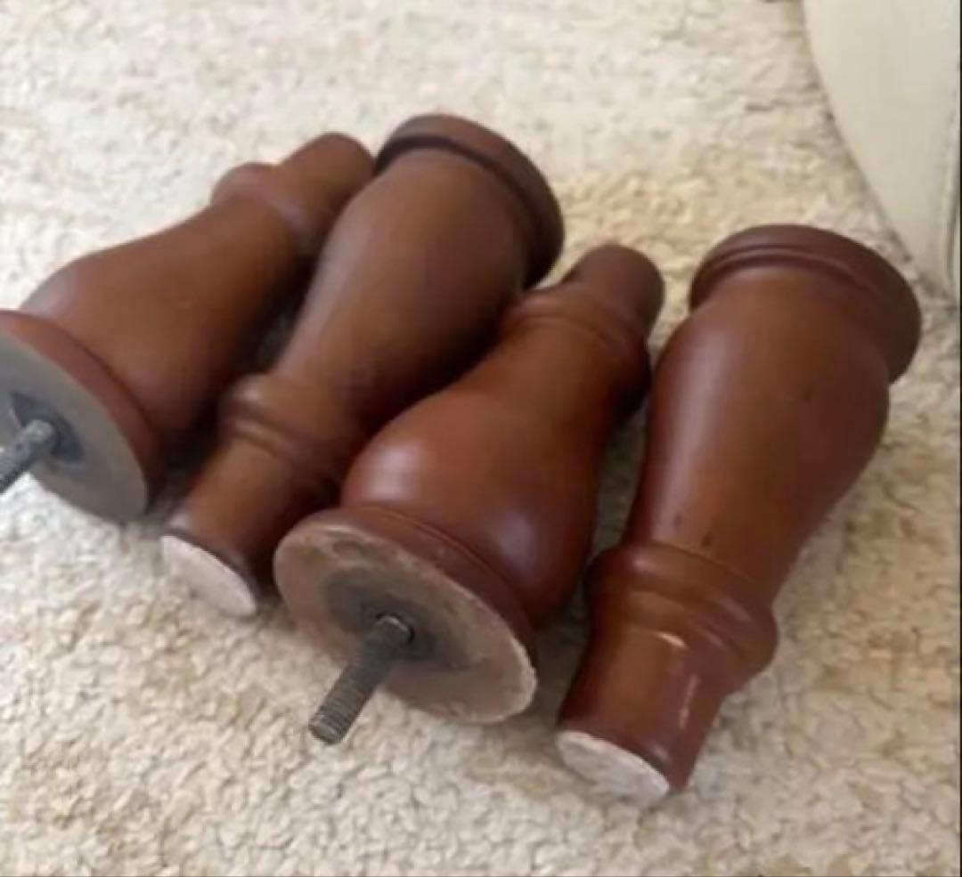 1人かけ　ソファー　ローソファ　猫脚　ゲーミングチェア