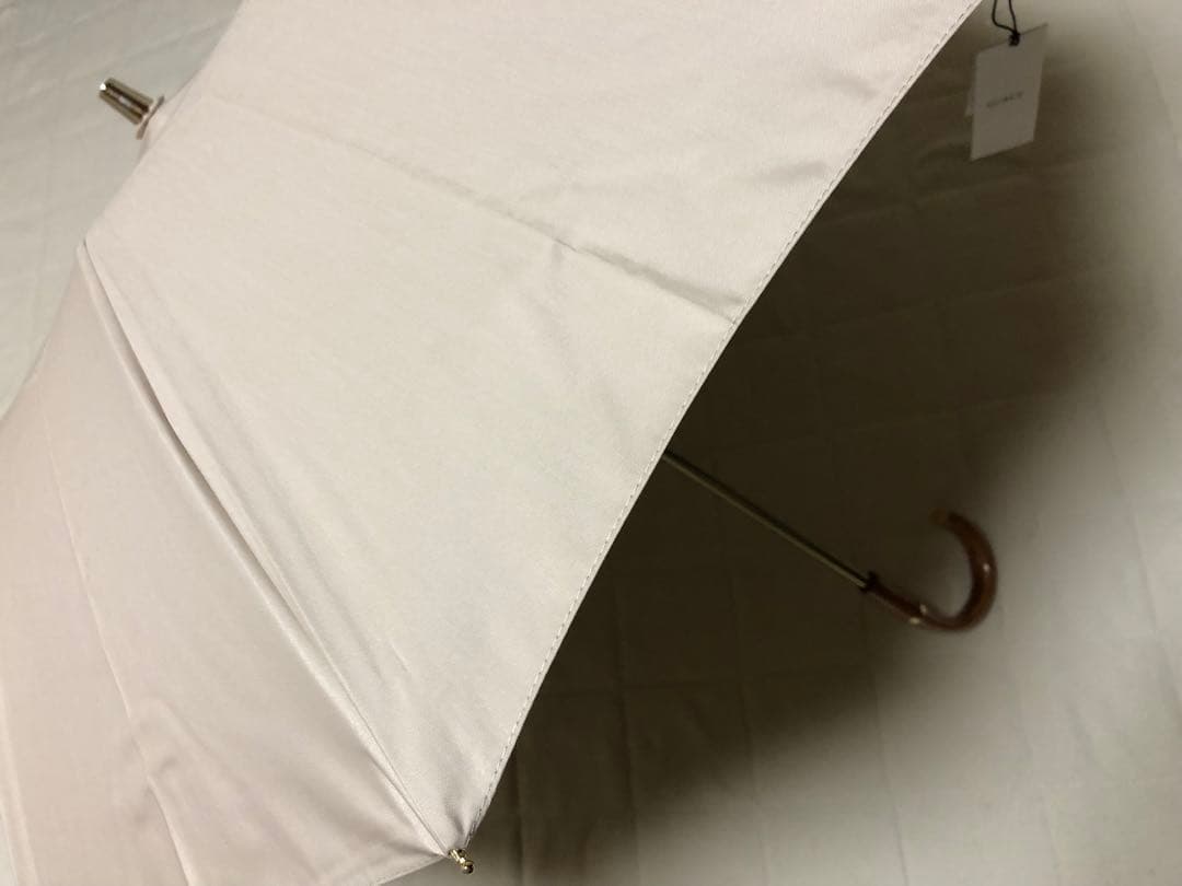 283新品GRACYグレイシー Silhotte2段折りたたみ傘 晴雨兼用日傘