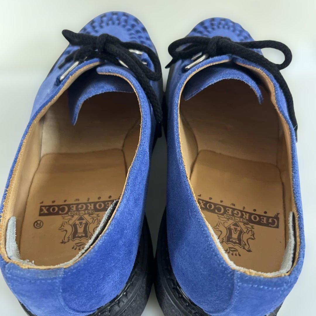 ジ*郎様 E COX ギブソン 3588 ロイヤルブルースエード UK