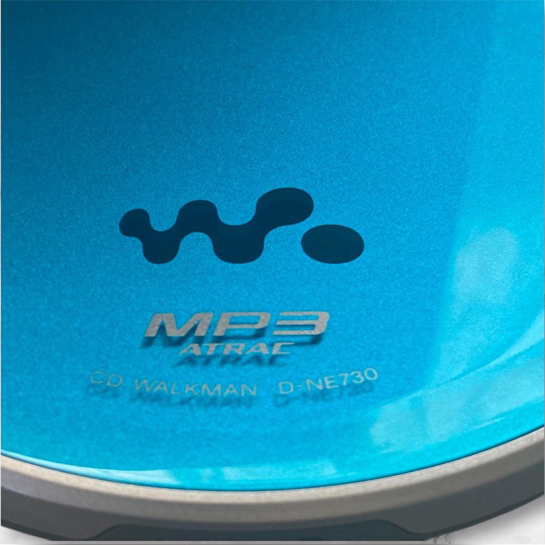 良品♪【SONY】ソニーCDウォークマン D-NE730/ブルー