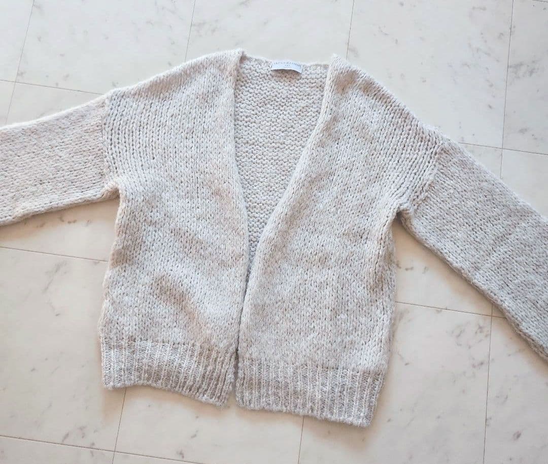 未使用 2024年 トリコットジーンマルク カーディガン グレー フランス製