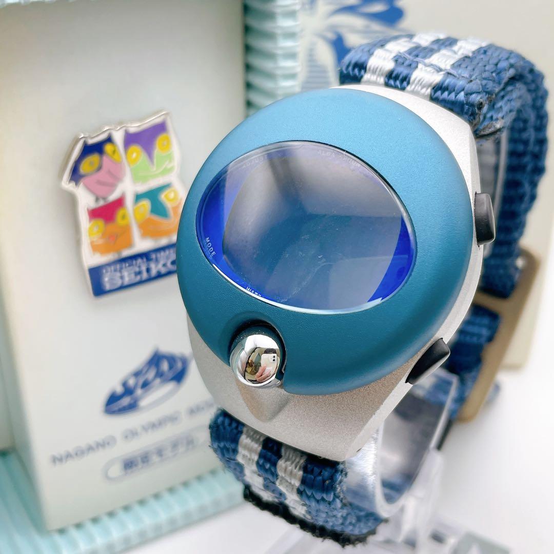 不動品 ALBA スプーン メンズ 腕時計 長野オリンピックモデル 1998年