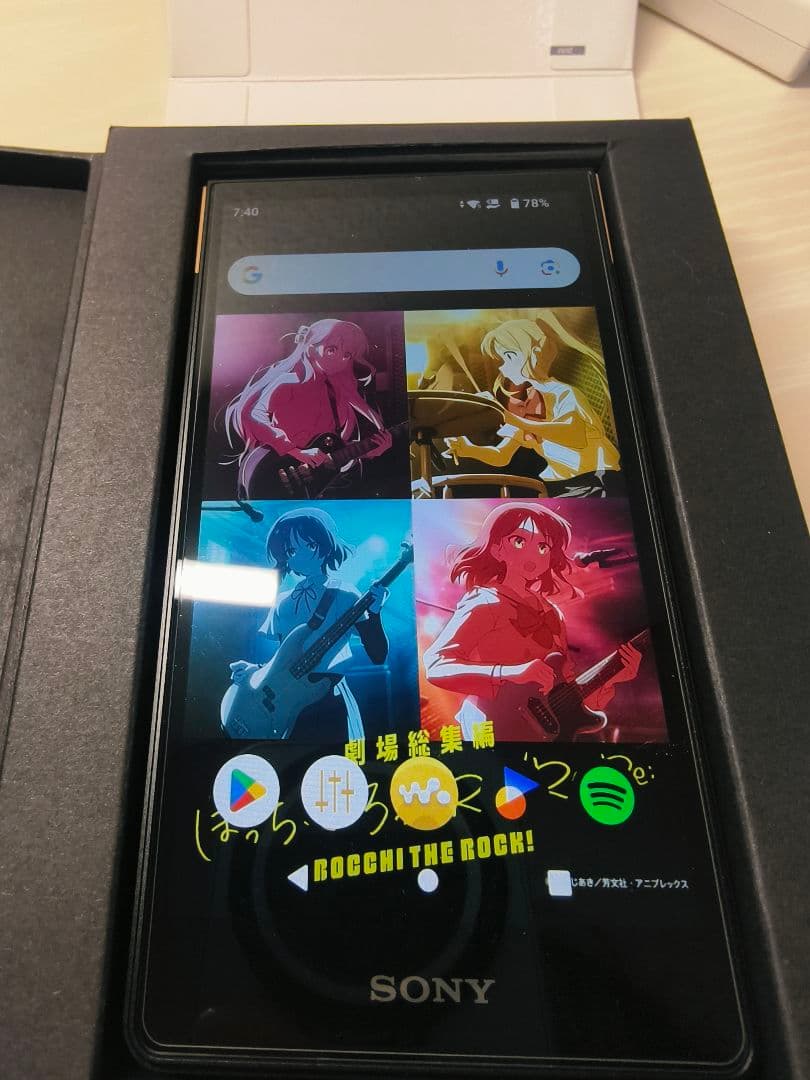 SONY ウォークマン 「NW-ZX707」 ぼっち・ざ・ろっく！コラボモデル