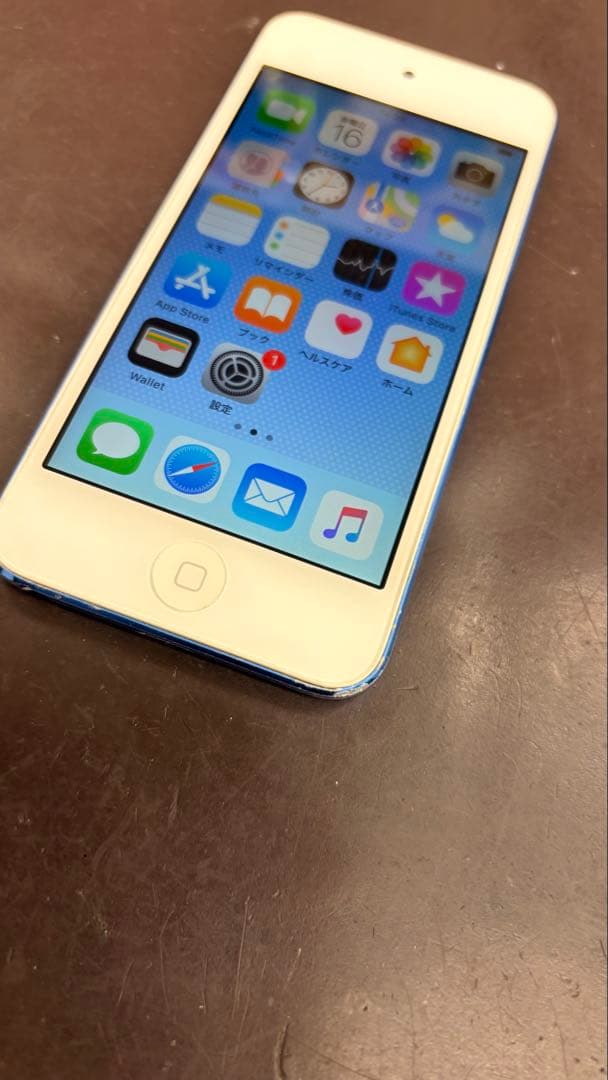 【新品バッテリー】iPod touch第6世代　ブルー16GB