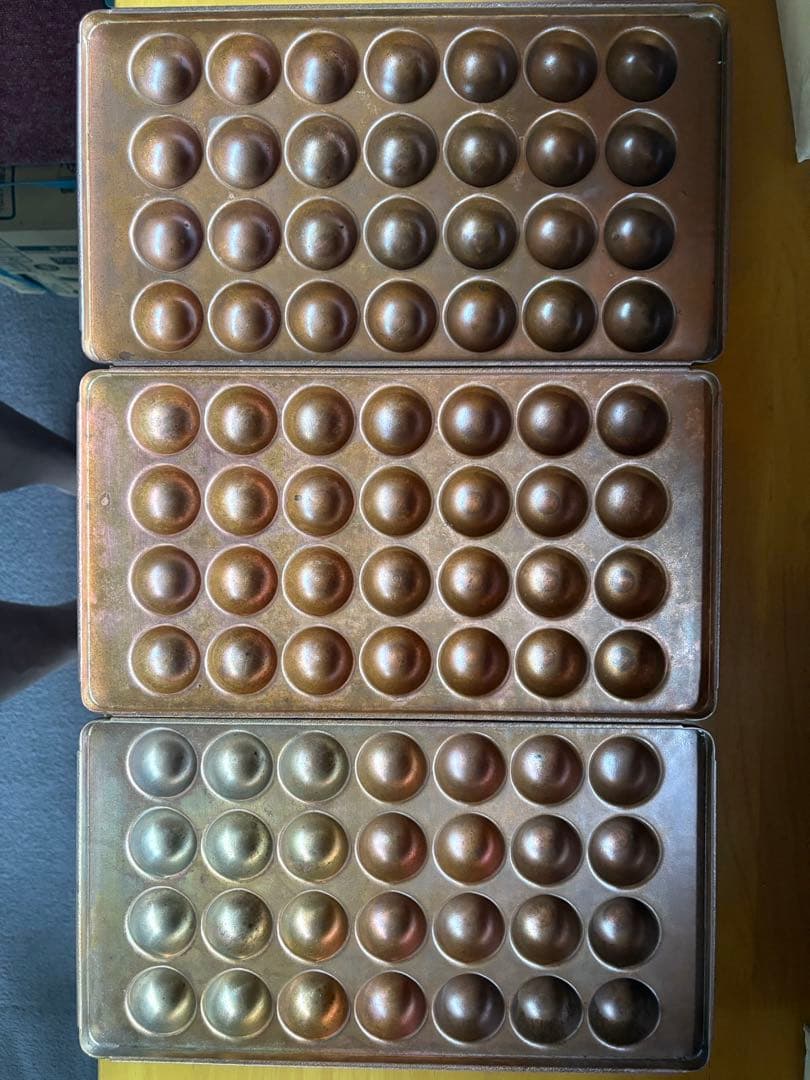 業務用たこ焼き銅板28穴