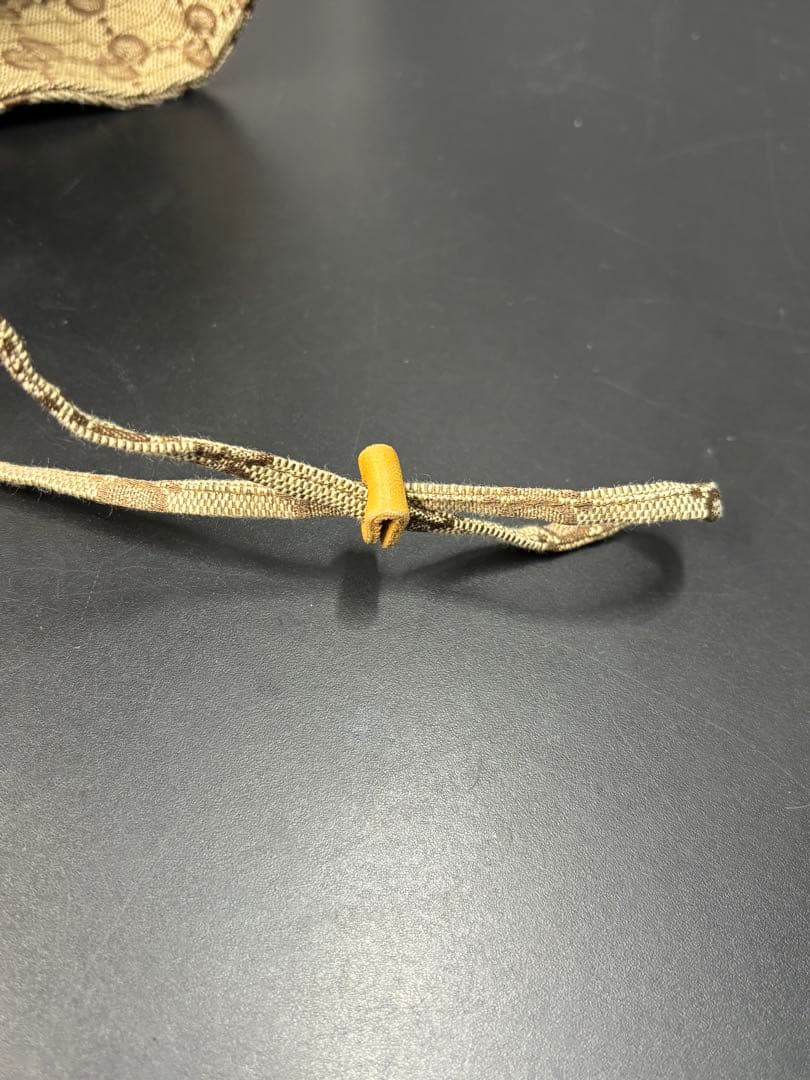 Gucci バケットハット ベージュ GGパターン 裏起毛 キャンバス グッチ