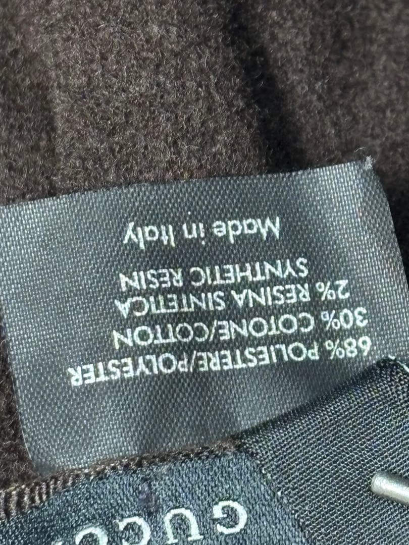 Gucci バケットハット ベージュ GGパターン 裏起毛 キャンバス グッチ