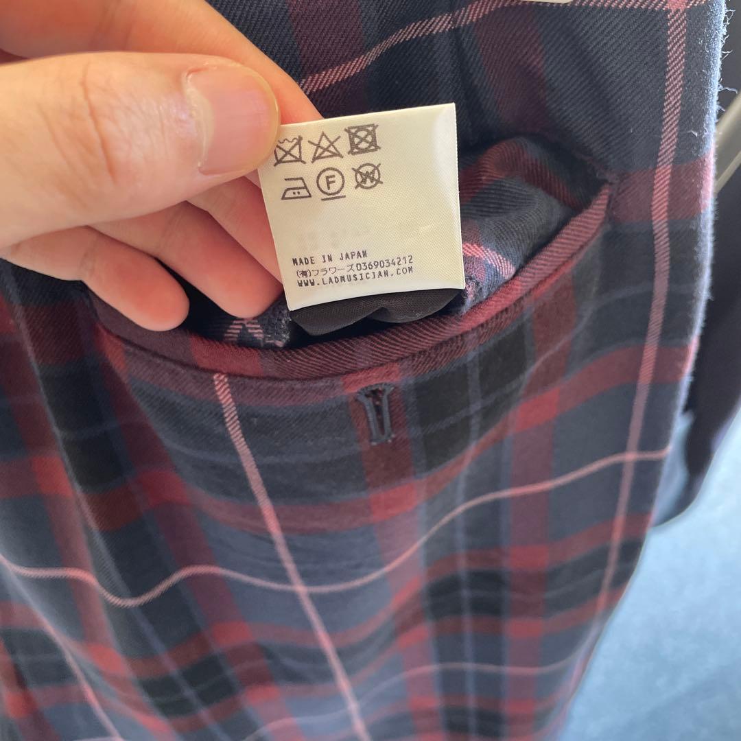 lad musician チェックパンツ　スラックス　42