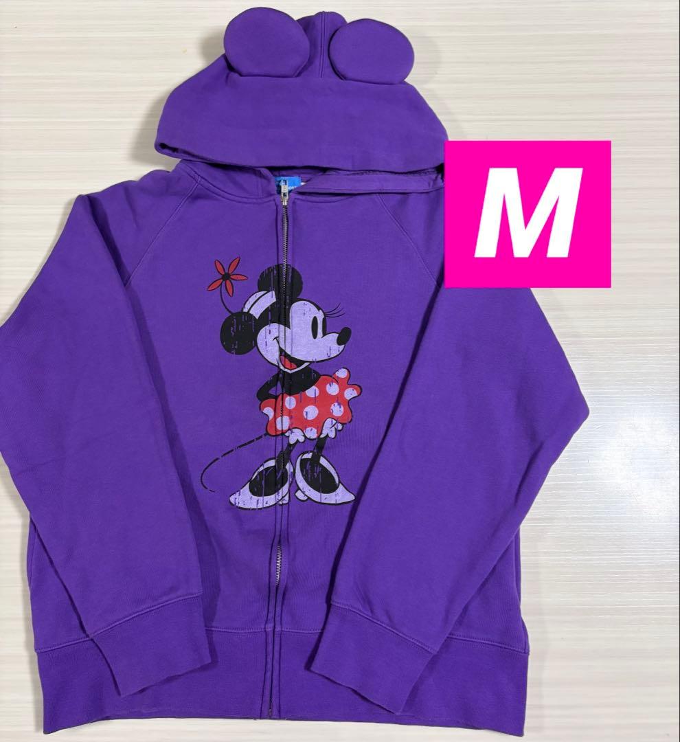 【公式】東京ディズニーリゾート　ミニー　パーカー　Mサイズ　パープル　紫　廃盤品