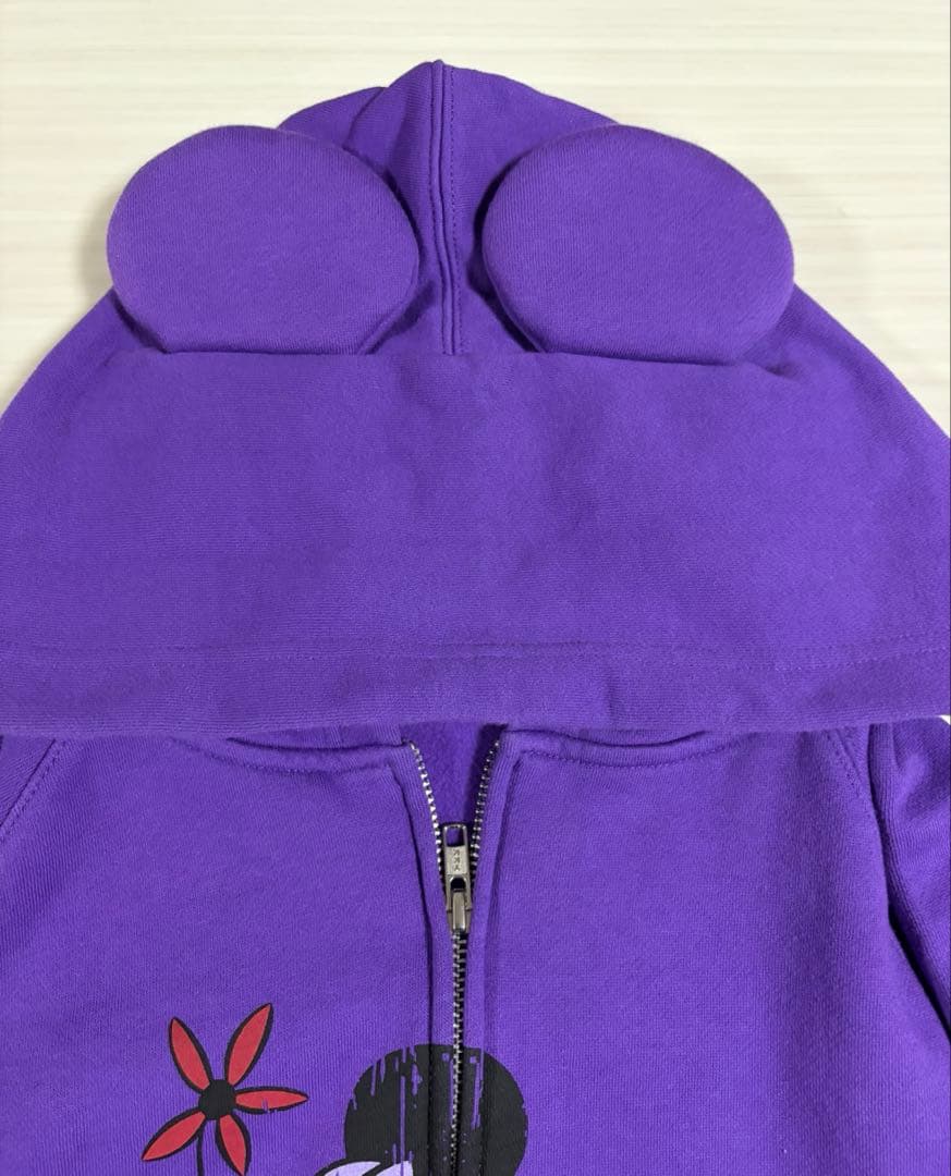 【公式】東京ディズニーリゾート　ミニー　パーカー　Mサイズ　パープル　紫　廃盤品