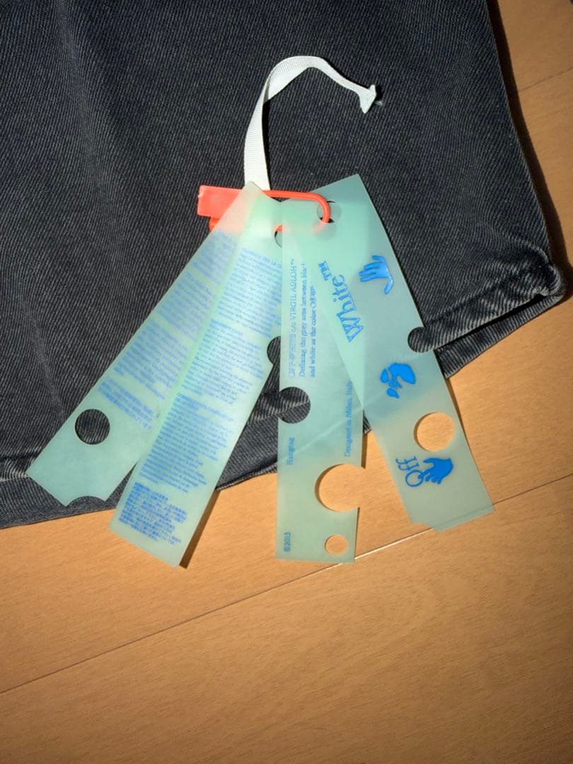 P*A様 Off white グレーデニムジャケット