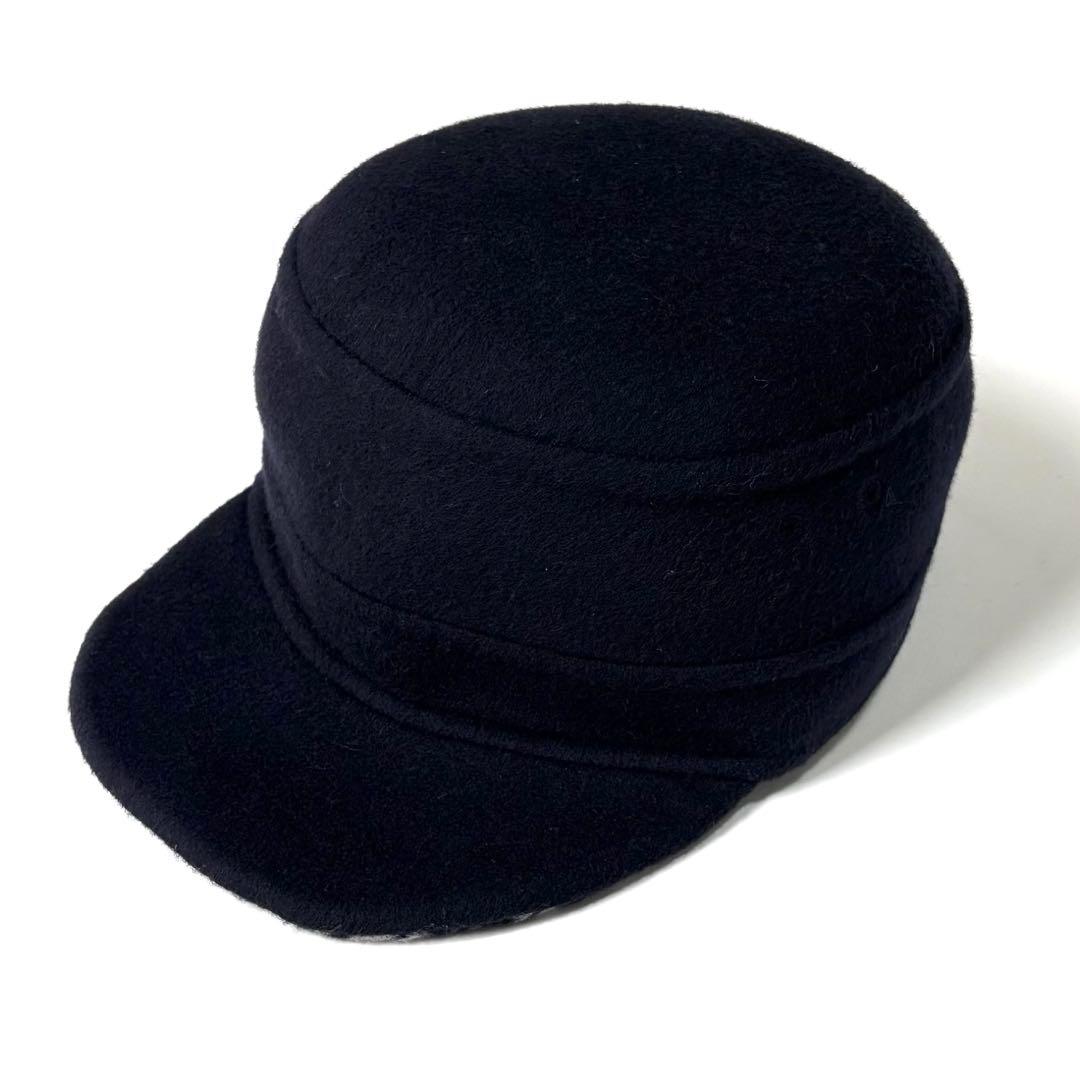 美品 DIOR オブリーク リバーシブルキャップ 56 キャスケット ウール