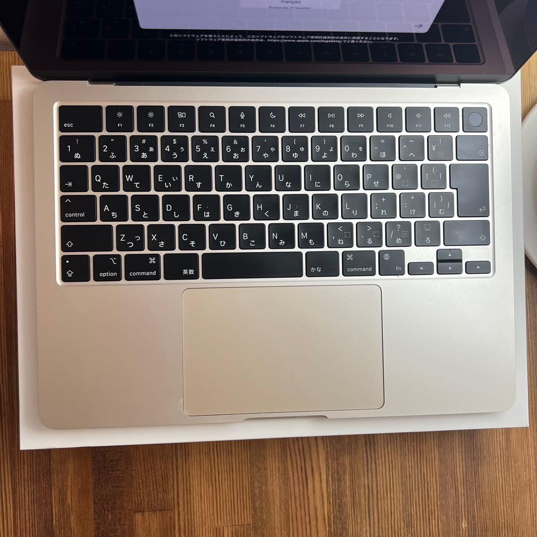 MacBookAir M2 16GB 256GB スターライト