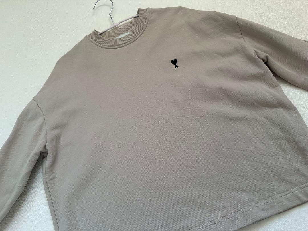 アミパリス　Ami de Coeur パッチ スウェットシャツ XS