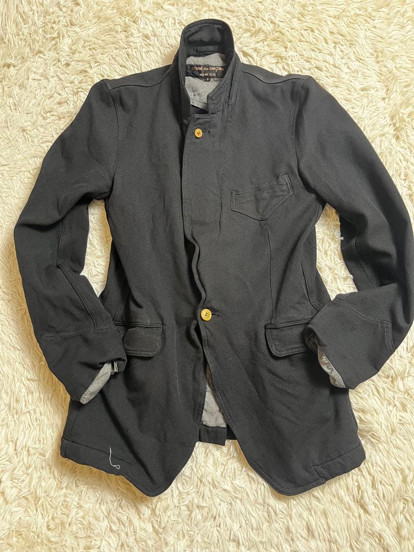 コムデギャルソンオムプリュス　garcon plus 黒ジャケット　ポリ縮絨