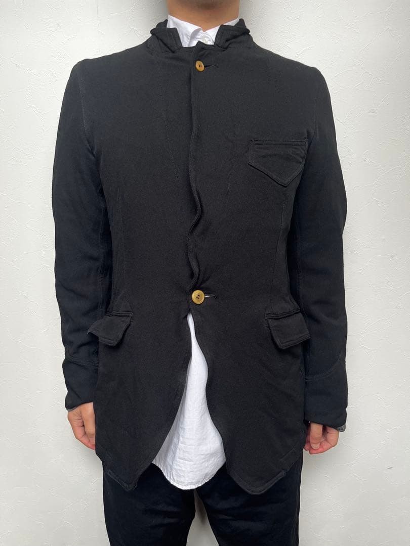 コムデギャルソンオムプリュス　garcon plus 黒ジャケット　ポリ縮絨