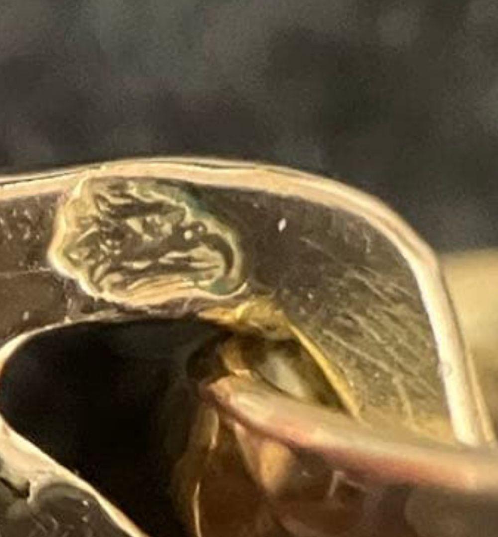 希少18金　ノートルダム大聖堂バラ窓　18kペンダントトップ