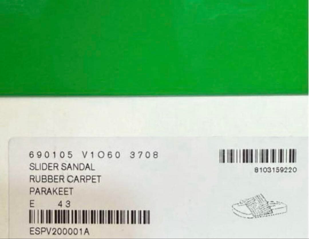 週末セール新品未使用BOTTEGA VENETAラバーサンダル　28cm