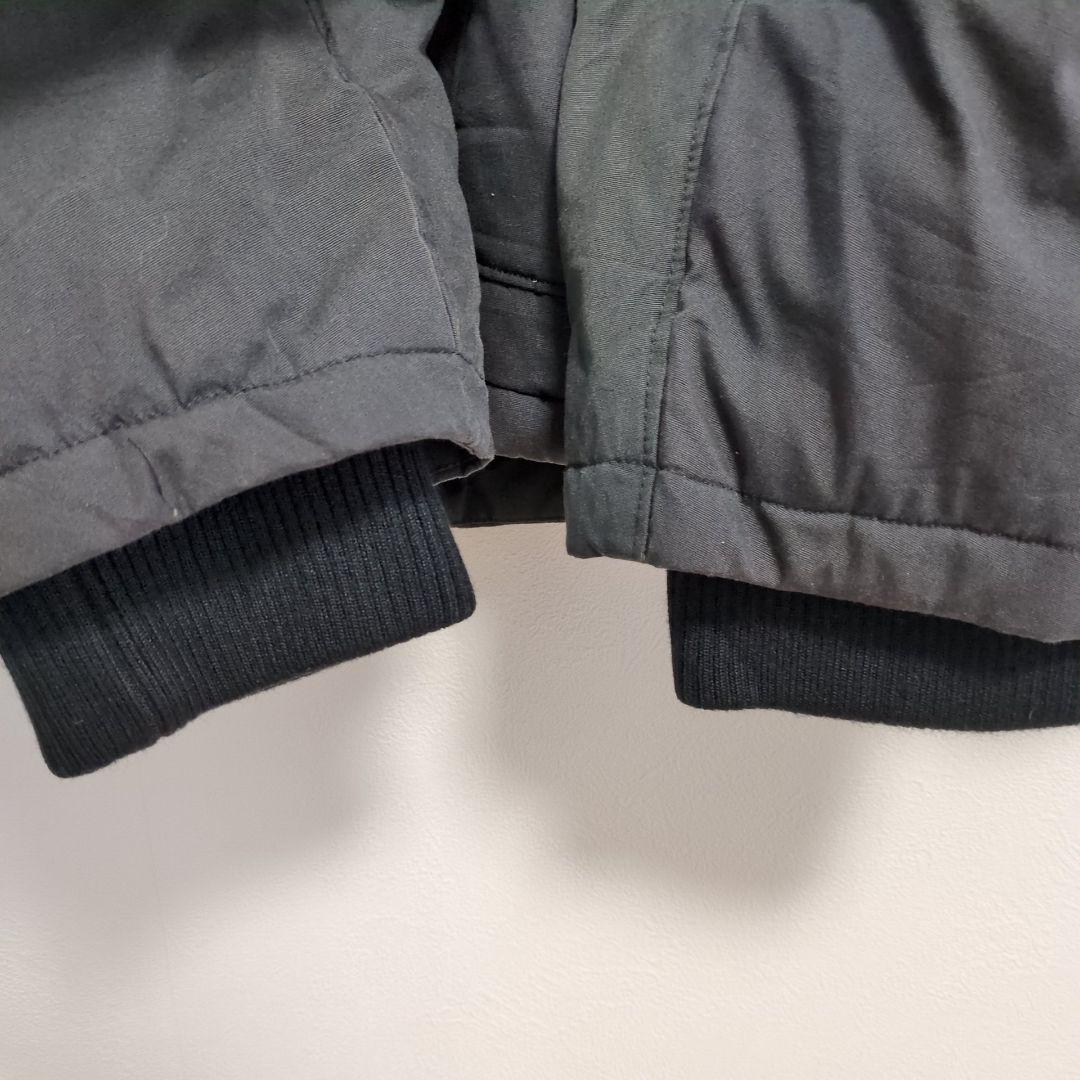 F48【US輸入】リーバイス　ダウンジャケット【メンズ3XL】ブラック　グレー