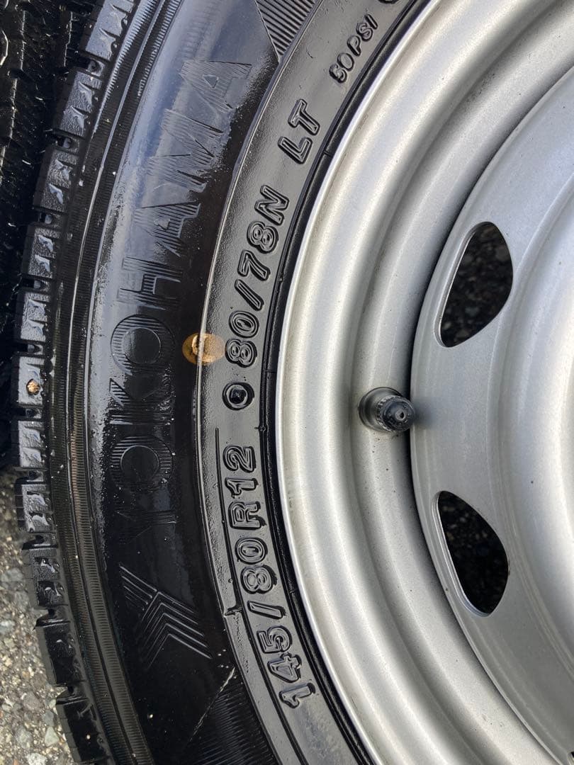★145/80R12 LT ヨコハマ タイヤホイール スタッドレス