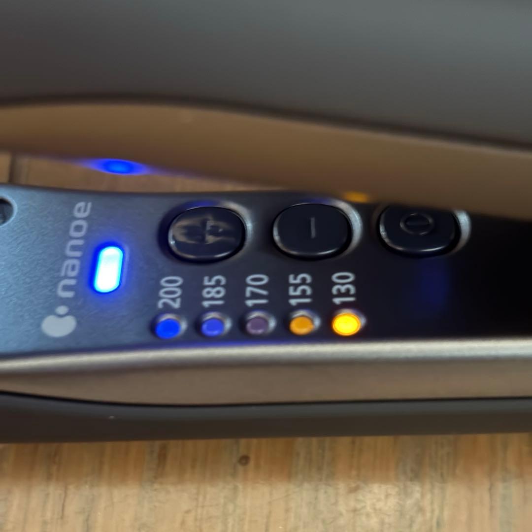 パナソニック ストレートヘアアイロン ナノケア ブラック EH-HS0J