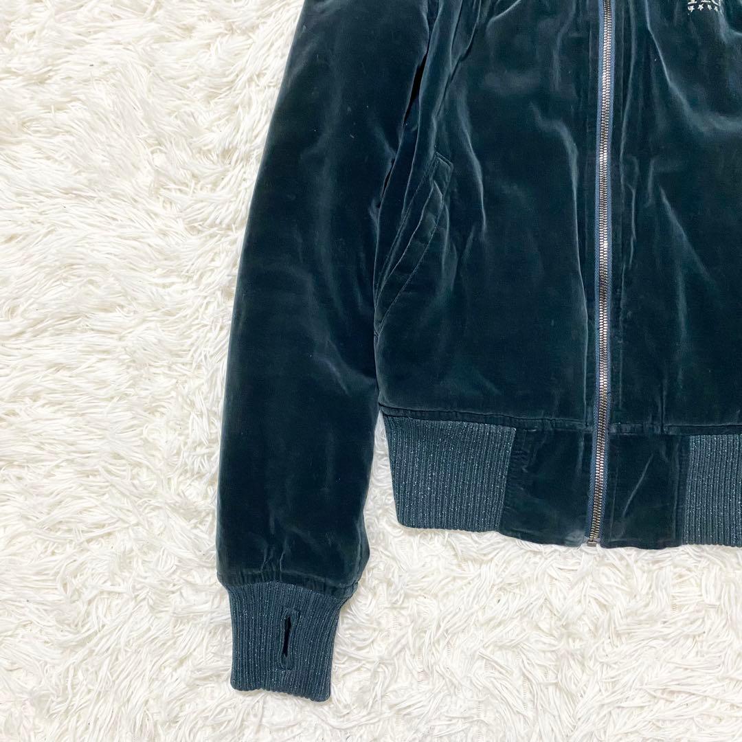 【極美品】ヒステリックグラマー ヒスガール ベロア スタジャン ブルゾン