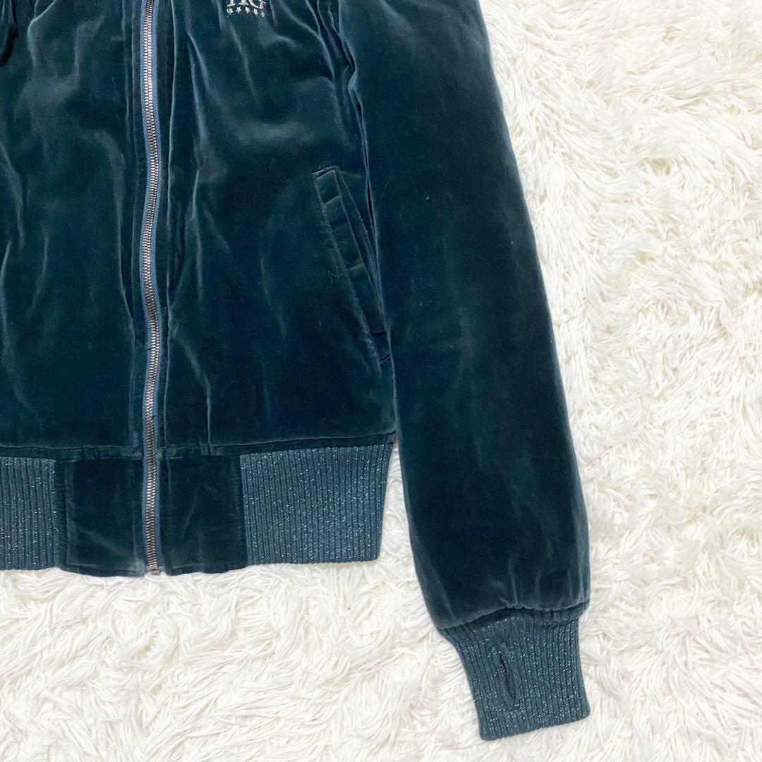 【極美品】ヒステリックグラマー ヒスガール ベロア スタジャン ブルゾン