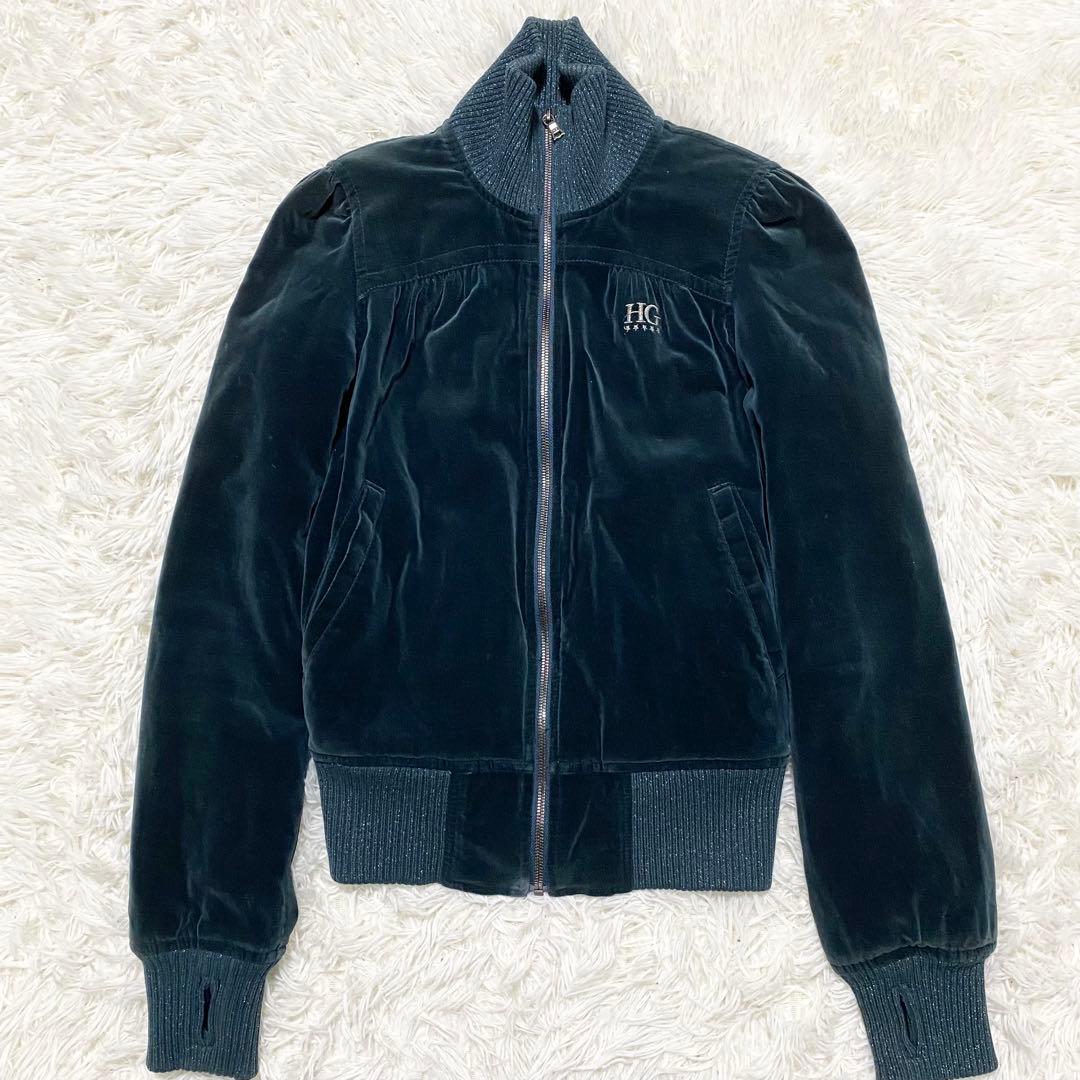 【極美品】ヒステリックグラマー ヒスガール ベロア スタジャン ブルゾン