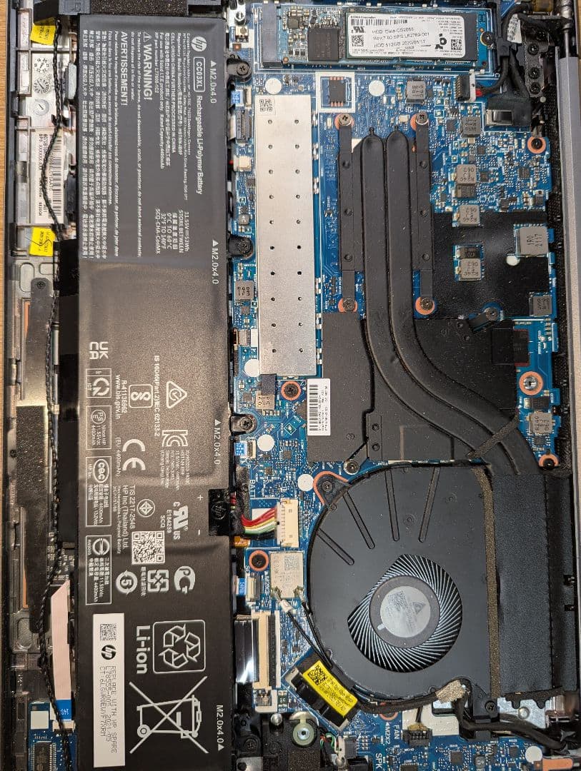 HP ZBook14G8 512 16 offi24Pro Battery交換