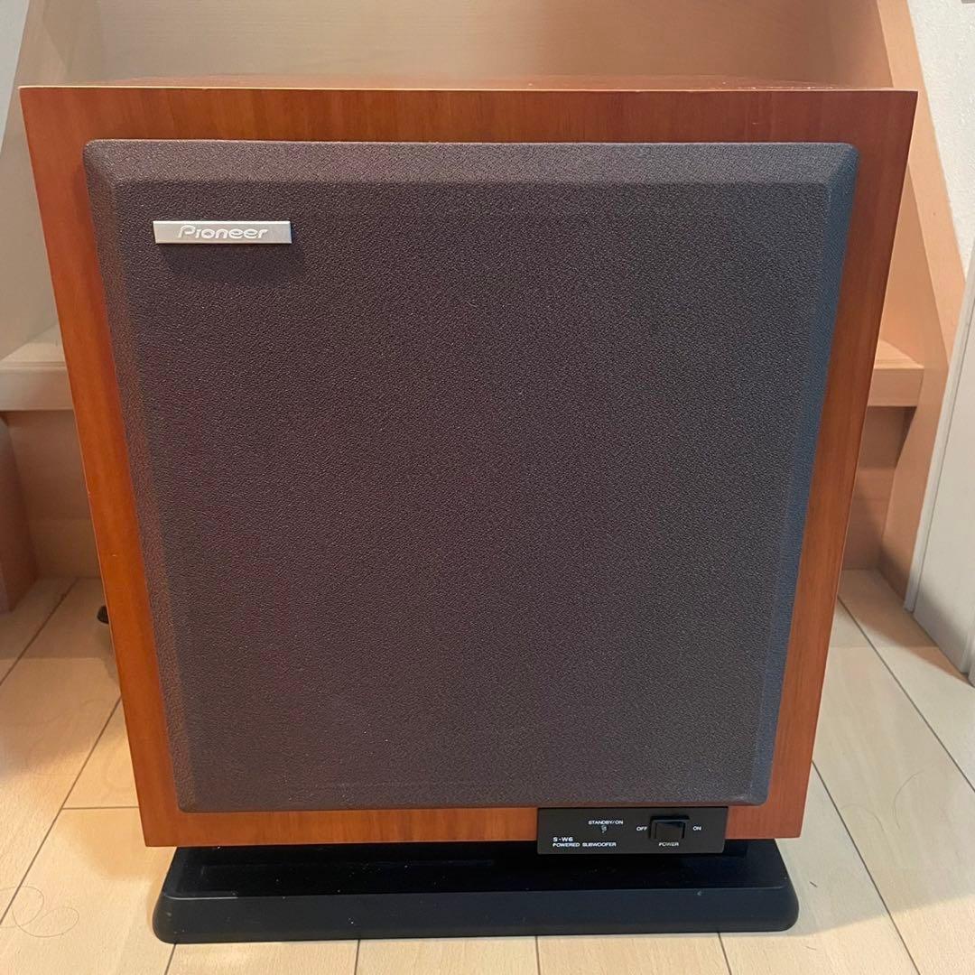 【美品】　Pioneer パイオニア　サブウーファー　S-W6 スピーカー