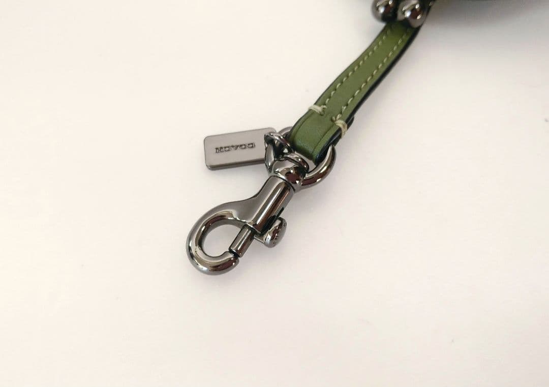 希少☆未使用☆コーチ☆ケース ポーチ 小物入れ チャーム☆蛙 フロッグ☆革