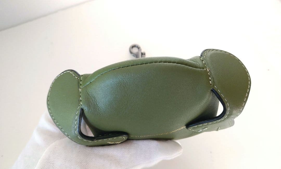 希少☆未使用☆コーチ☆ケース ポーチ 小物入れ チャーム☆蛙 フロッグ☆革