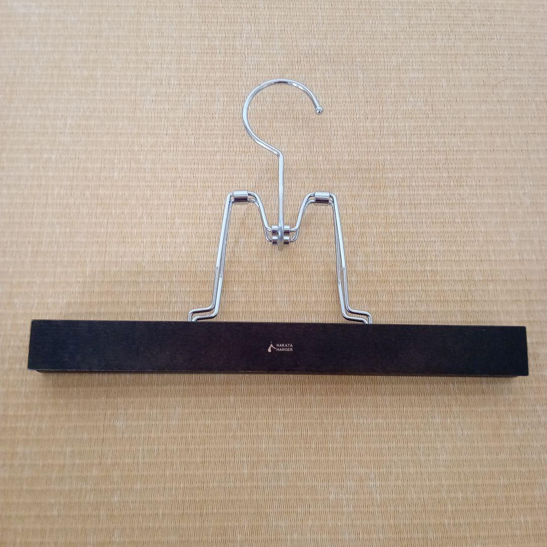ナカタハンガー 4本 　　　　　　　スモークブラウン