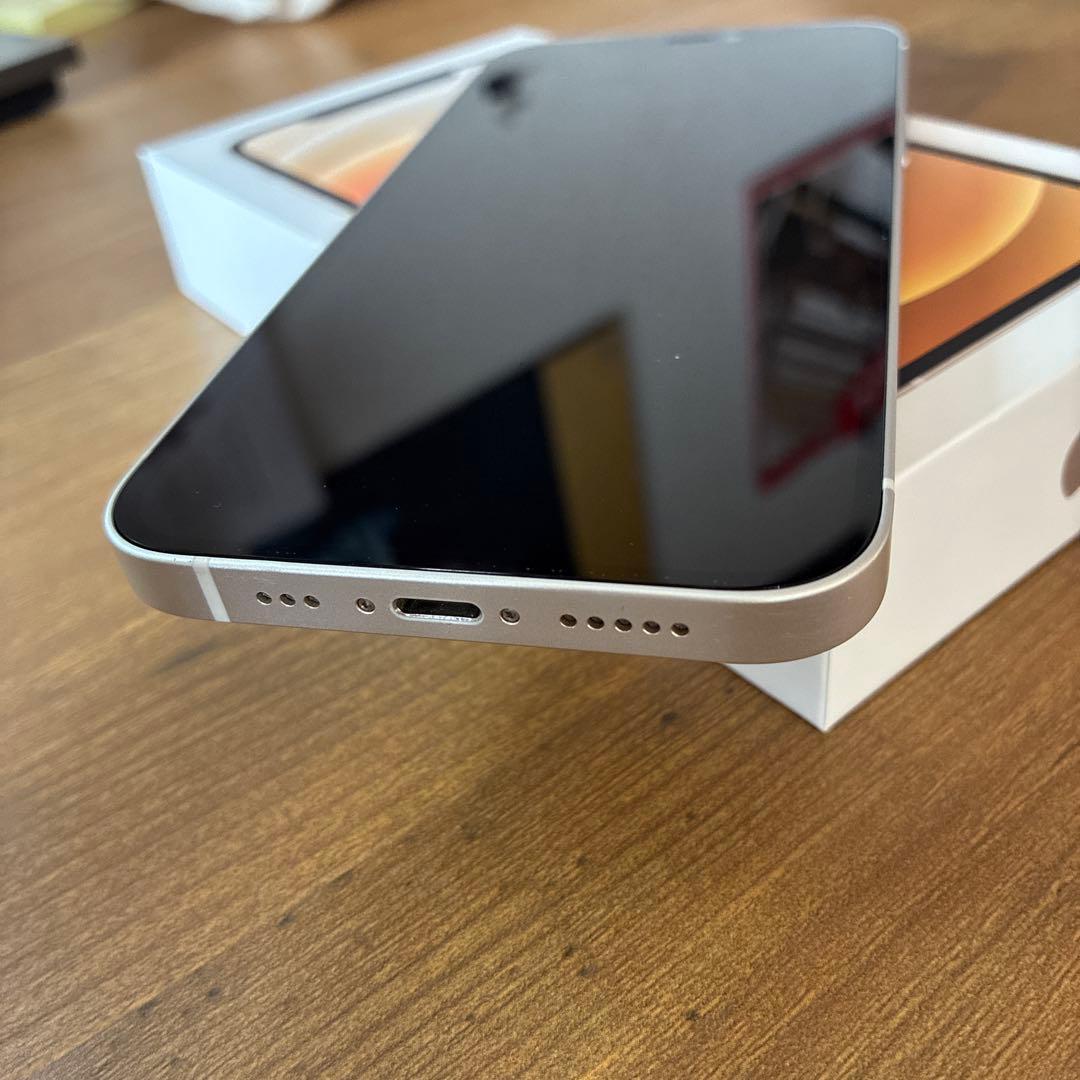 iPhone12 128GB ホワイト SIMフリー 背面割れあり